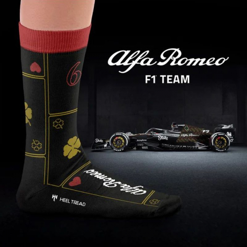 Socken im Design "Alfa Romeo - Formel 1"